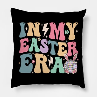 Bunny Disco Ball In My Easter Era Groovy Pillow