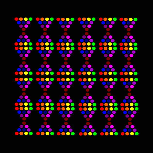 Colourful circles pattern by RAK20