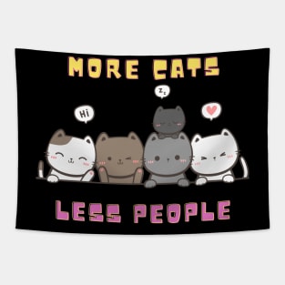 More cats Less People Tapestry