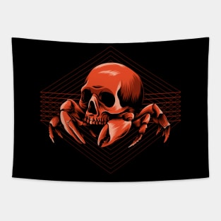 Crab Skull Tapestry