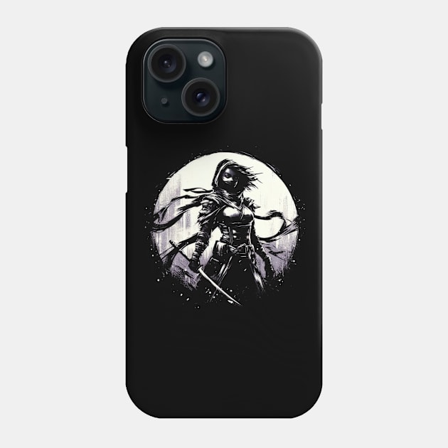 Ninja Assassin Girl Phone Case by Genbu