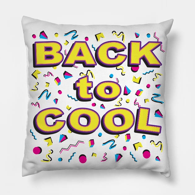 Back to Cool School Pillow by AnnaBanana