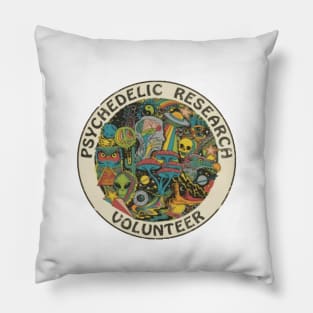 Psychedelic Research Volunteer Pillow