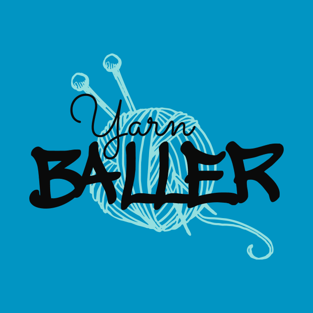 Yarn Baller, Knitting by inkerdoo