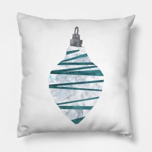 Bauble - Blue scribbly Pillow