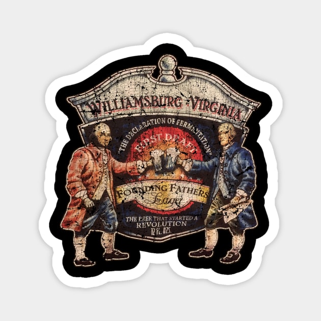 WILLIAMSBURG VIRGINIA BEER Magnet by ngilerterus