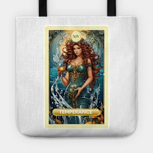 The Temperance Card From the Light Mermaid Tarot Deck. Tote