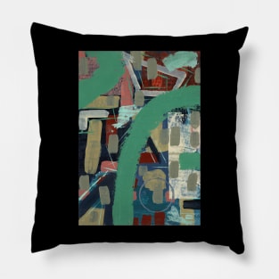 Art Acrylic artwork abstract Sage Pillow