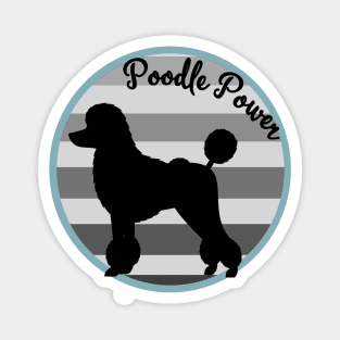 Poodle Power Magnet