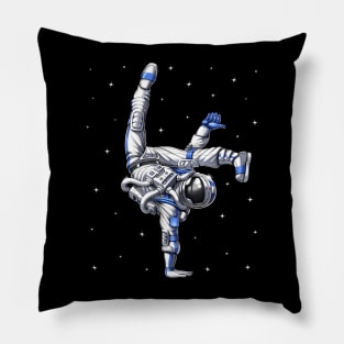 Astronaut Capoeira Dancer Pillow