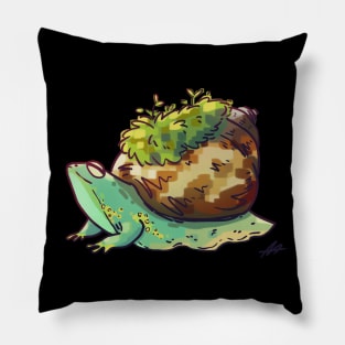 Snail Frog Pillow