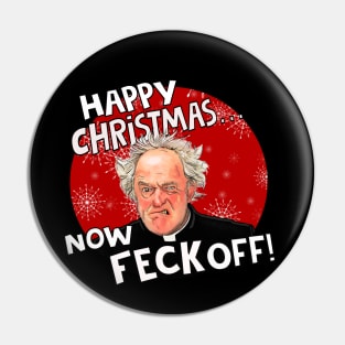 Father Jack, Father Ted Happy Fecking Christmas Pin