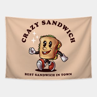 Sandwich Vintage Cartoon Tapestry