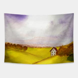 Dramatic light country landscape 1 Tapestry