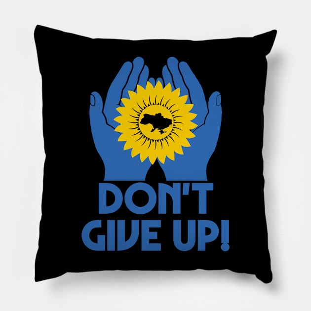 Don't Give Up Pillow by Andreeastore  