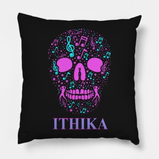 Ithika Sugar Skull Design Pillow