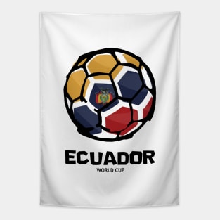 Ecuador Football Country Flag Tapestry