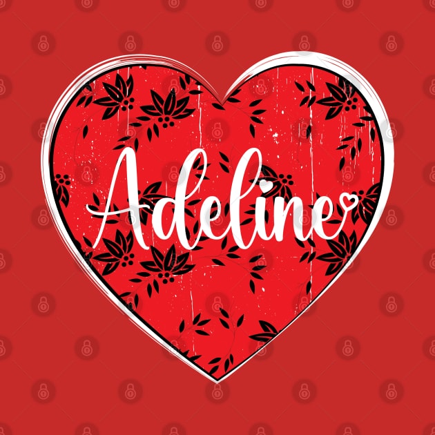 I Love Adeline First Name I Heart Adeline by ArticArtac