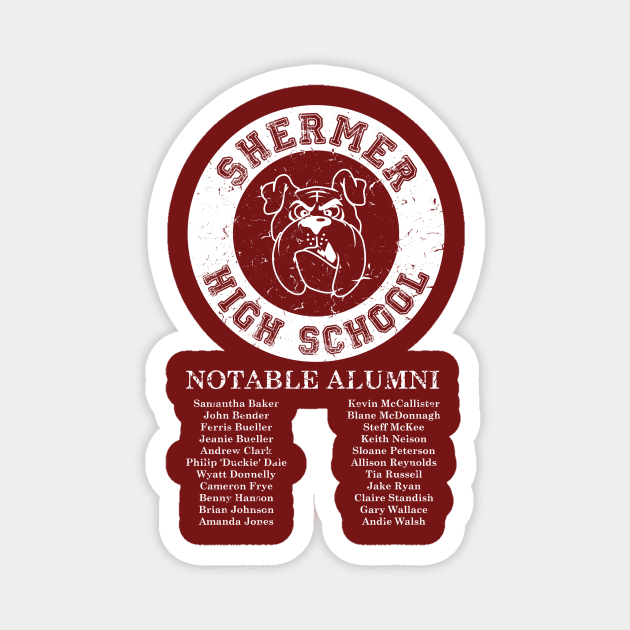 Shermer High School Alumni Magnet by Paulychilds