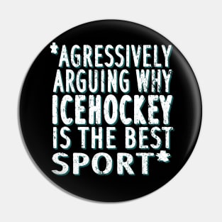 Ice hockey bodycheck ice stadium racket sayings Pin