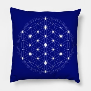 Flower of Life Star dust Pillow