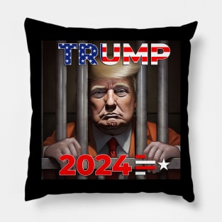 Trump In Jail 2024 Pillow