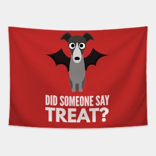 Greyhound Halloween Trick or Treat Tapestry