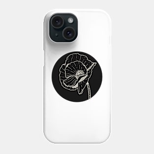 Poppy Pop Art (Black & White) Phone Case