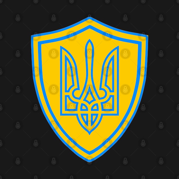 Ukrainian Trident, Emblem of Ukraine, Coat of Arms Ukraine by Vladimir Zevenckih