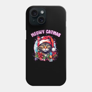 meowy catmas Phone Case