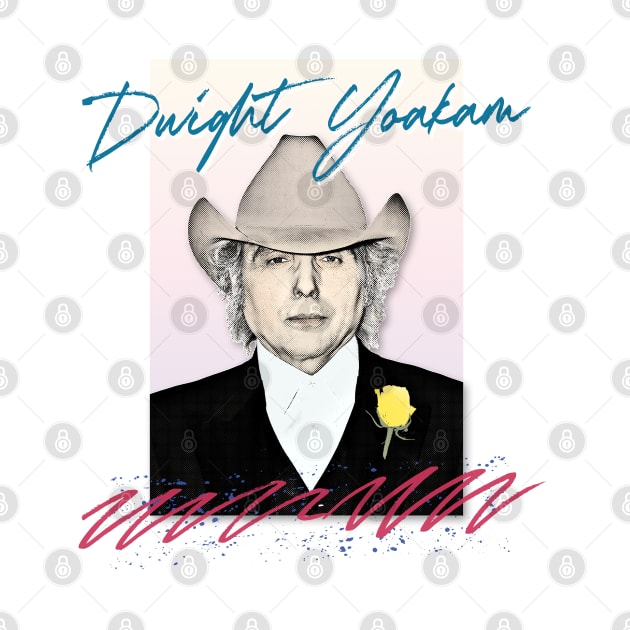 Dwight Yoakam #2 --  80s Styled Retro Design by DankFutura