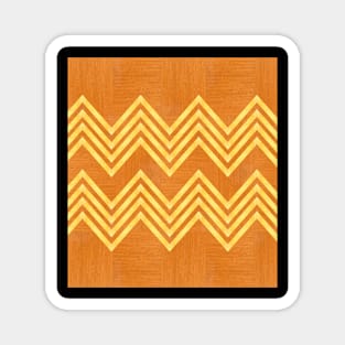 Chevron Pattern 37 Magnet