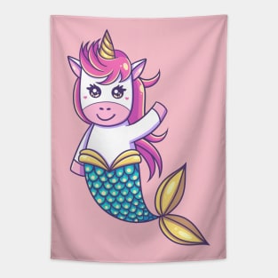 Mermaid Unicorn Tapestry