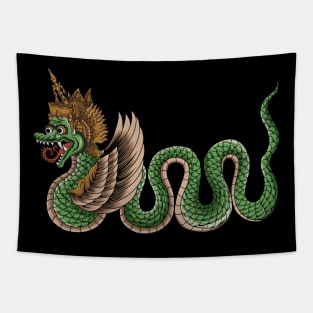 Anantaboga Balinese giant snake Tapestry