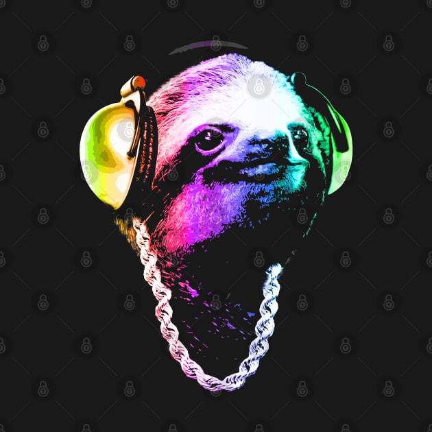 Sloth (Rainbow B-Boy Style) by robotface