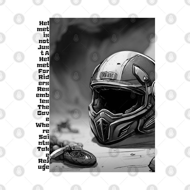 Helmet is not Just A Helmet For Riders Resembles The Cave Where Saints Take Refuge 8 by fazomal