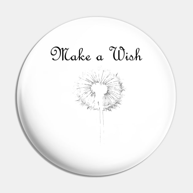 Wish dandelion Pin by MysticMoonVibes