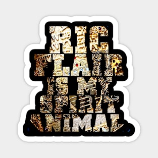 Ric Flair is my Spirit Animal - Big Gold Magnet