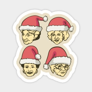 Golden girls - christmas vector Magnet