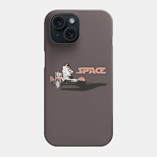 Astronaut Driving Moon Buggy Phone Case