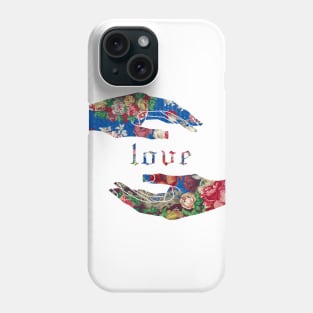 Love in your hands Phone Case