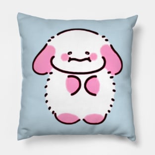 Poor Rabbit Art Pillow