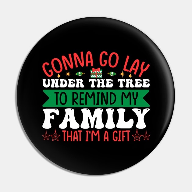 Gonna Go Lay Under The Tree Pin by MZeeDesigns