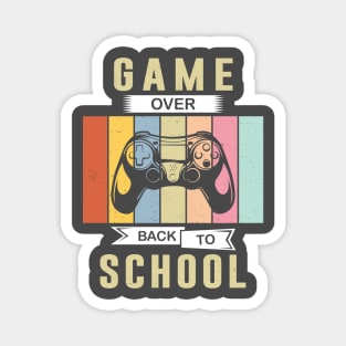 Game Over Back To School Magnet