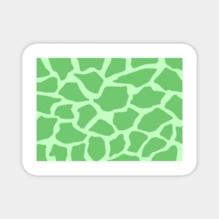 Green Giraffe Pattern Magnet