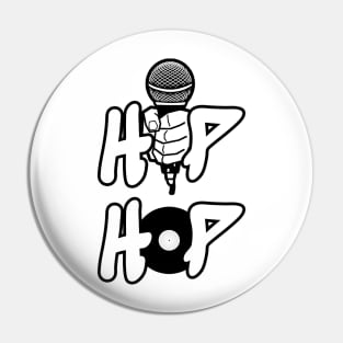 Hip Hop (Black Record) Pin