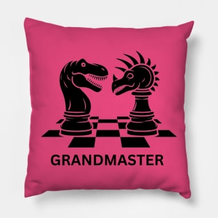 Dinosaur Chess Faceoff Pillow