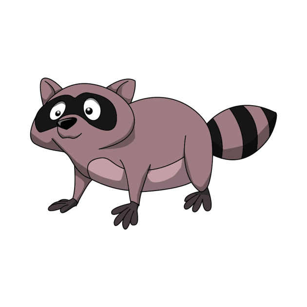 Raccoon by Wickedcartoons