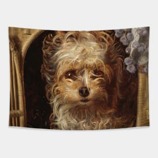 Darby in His Basket Kennel by Frederick Sandys Tapestry