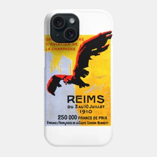 1910 Air Show in Reims France Phone Case